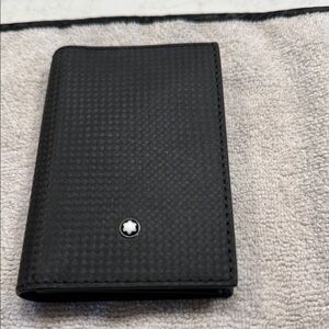 Montblanc Black Textured Card Holder